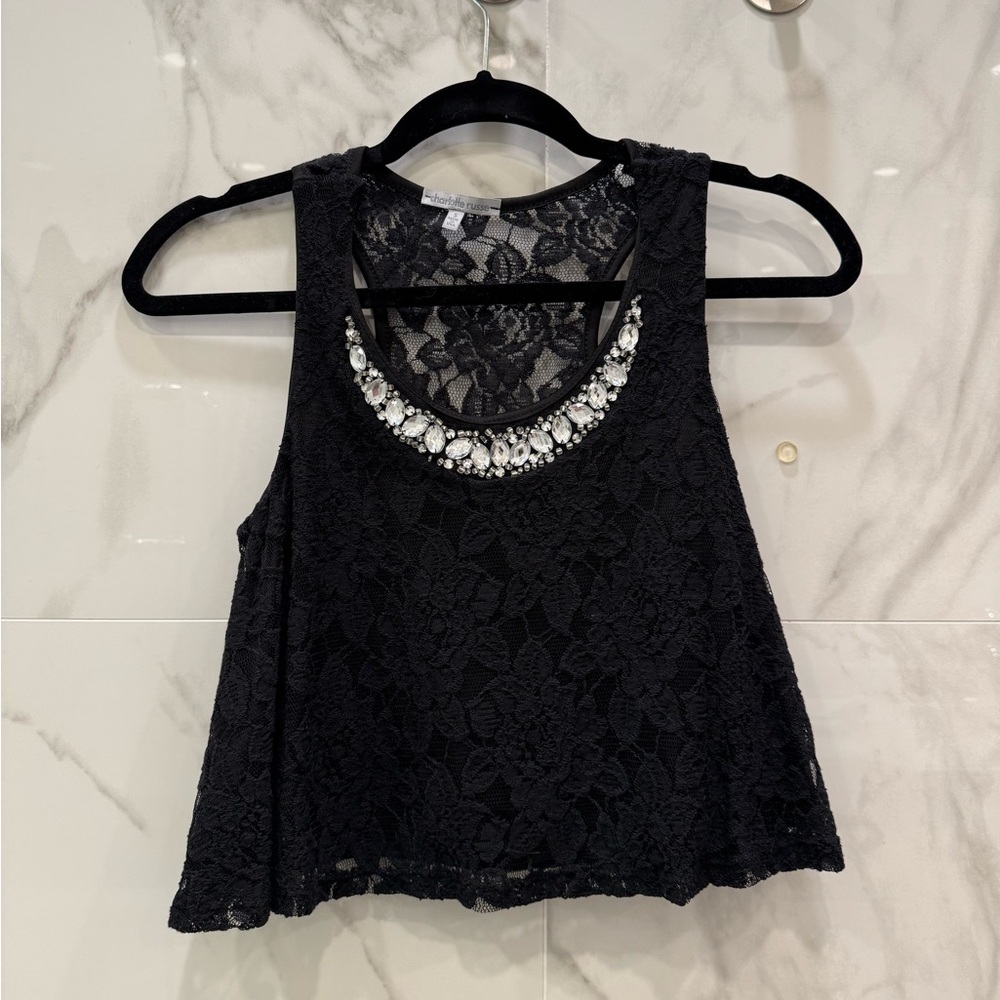 Black Crop Top